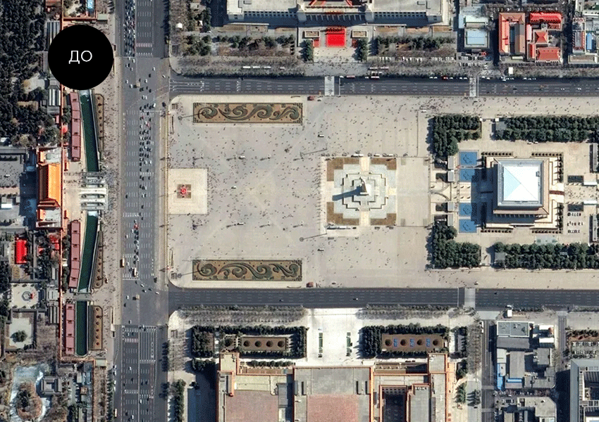 Площадь Тяньаньмэнь, Китай