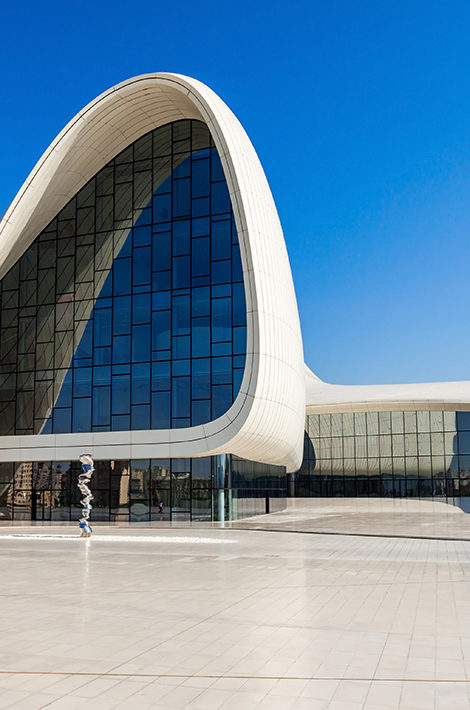 Виртуальная экскурсия к Центру Гейдара Алиева в Баку