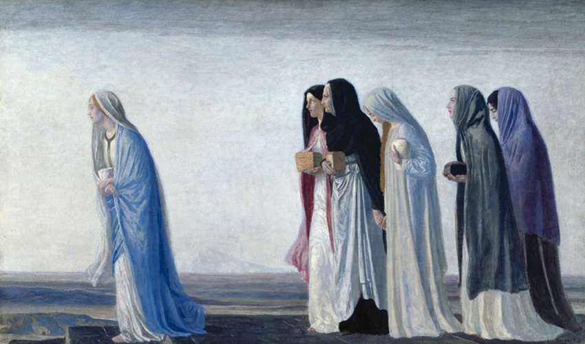 “Жены-мироносицы, идущие ко гробу” (1912) Роберт Эннинг Белл