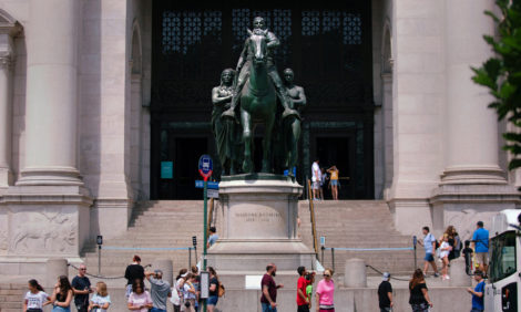 Американский музей естественной истории демонтирует статую Теодора Рузвельта