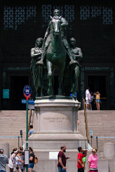 Американский музей естественной истории демонтирует статую Теодора Рузвельта