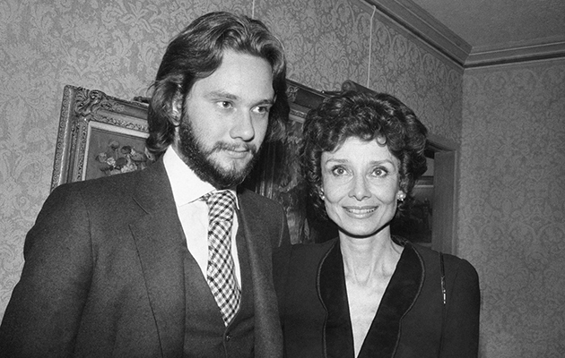 Одри Хепберн с сыном, 1979
