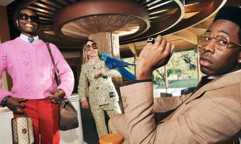 Попугаи, Игги Поп и рэперы — в новой рекламной кампании Gucci