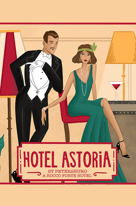Питер Weekly: «Астория» подвела итоги конкурса для художников на создание серии образов отеля