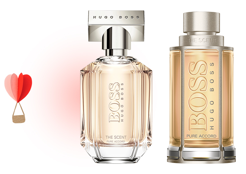 Hugo Boss The Scent Pure Accord for Her и for Him