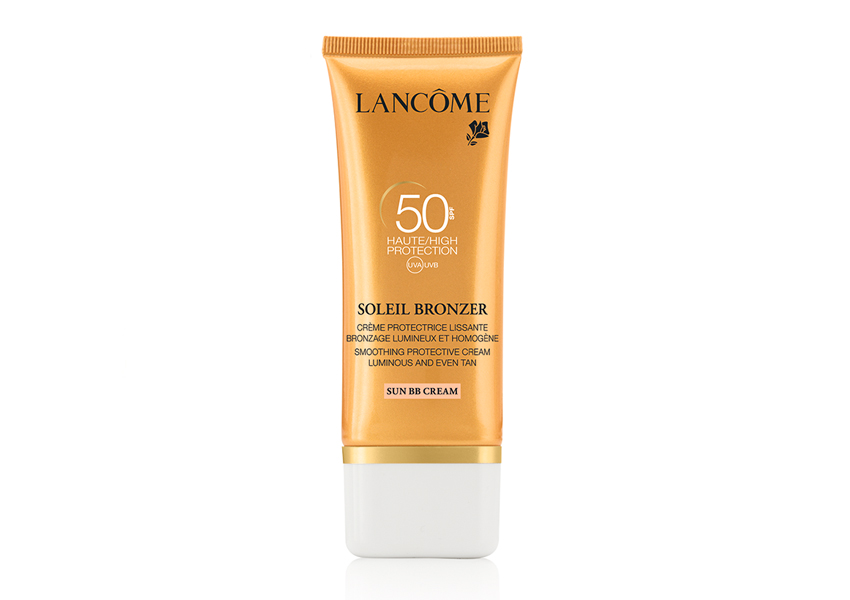 Увлажняющий солнцезащитный BB-крем для лица c тонирующим эффектом Soleil Bronzer SPF 50, Lancome