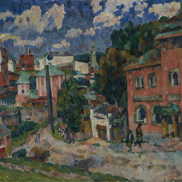 Лентулов А. Сергиев Посад. 1921. Национальная галерея Армении, Ереван