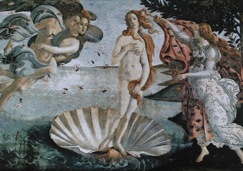 «Рождение Венеры». Сандро Боттичелли. Около 1485
