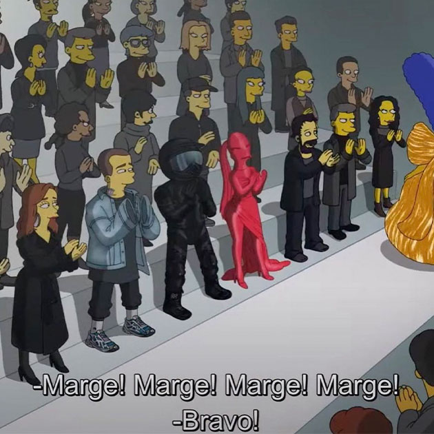 Дом Balenciaga представил новую коллекцию и… новый эпизод «Симпсонов»