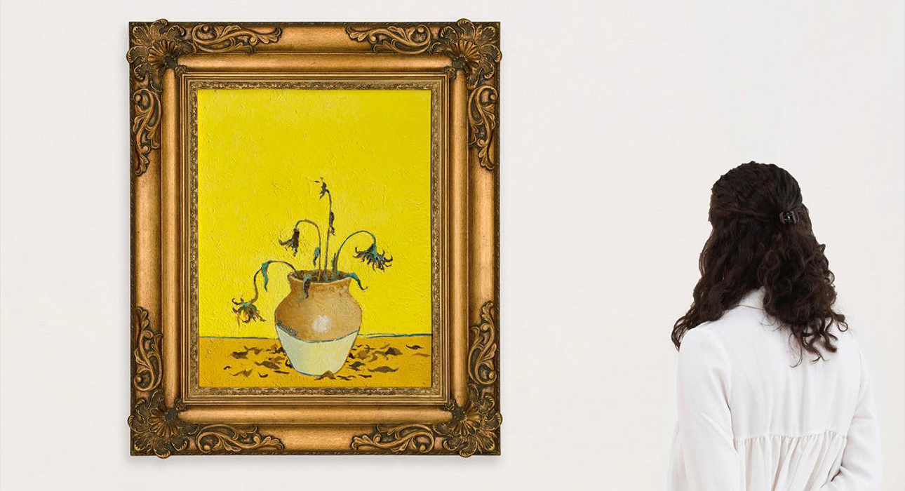 «Подсолнухи с заправки»: на торгах Christie’s «Искусство ХХI века» будет выставлена картина Бэнкси из коллекции сэра Пола Смита