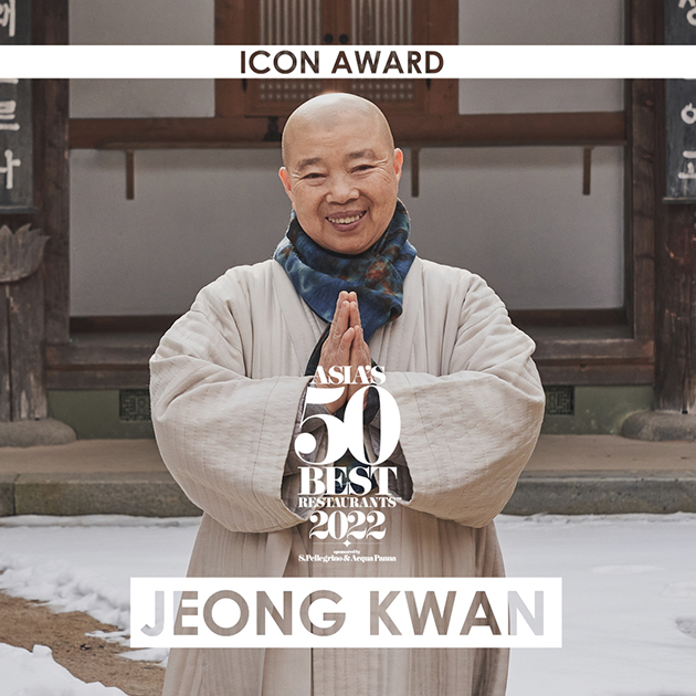 The Icon Award — буддистская монахиня Джонг Кван из храма Baekyangsa, Южная Корея