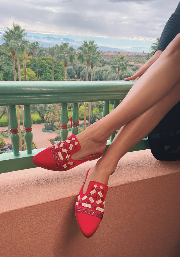 Коллаборация марокканского обувного бренда Zyne и отеля La Mamounia
