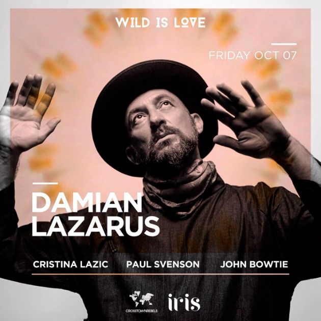 Звезда электро-хауса диджей Damian Lazarus выступит в Iris Dubai 7 октября