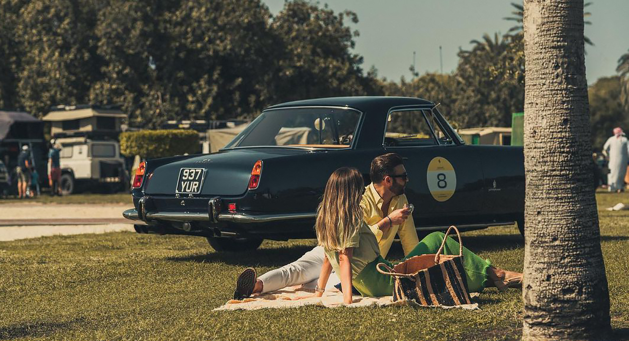 Пикник для владельцев ретроавтомобилей в Safa Park