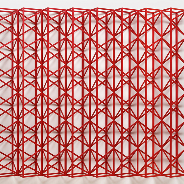 Рашид Араин, Красная структура, галерея Aicon, категория Modern