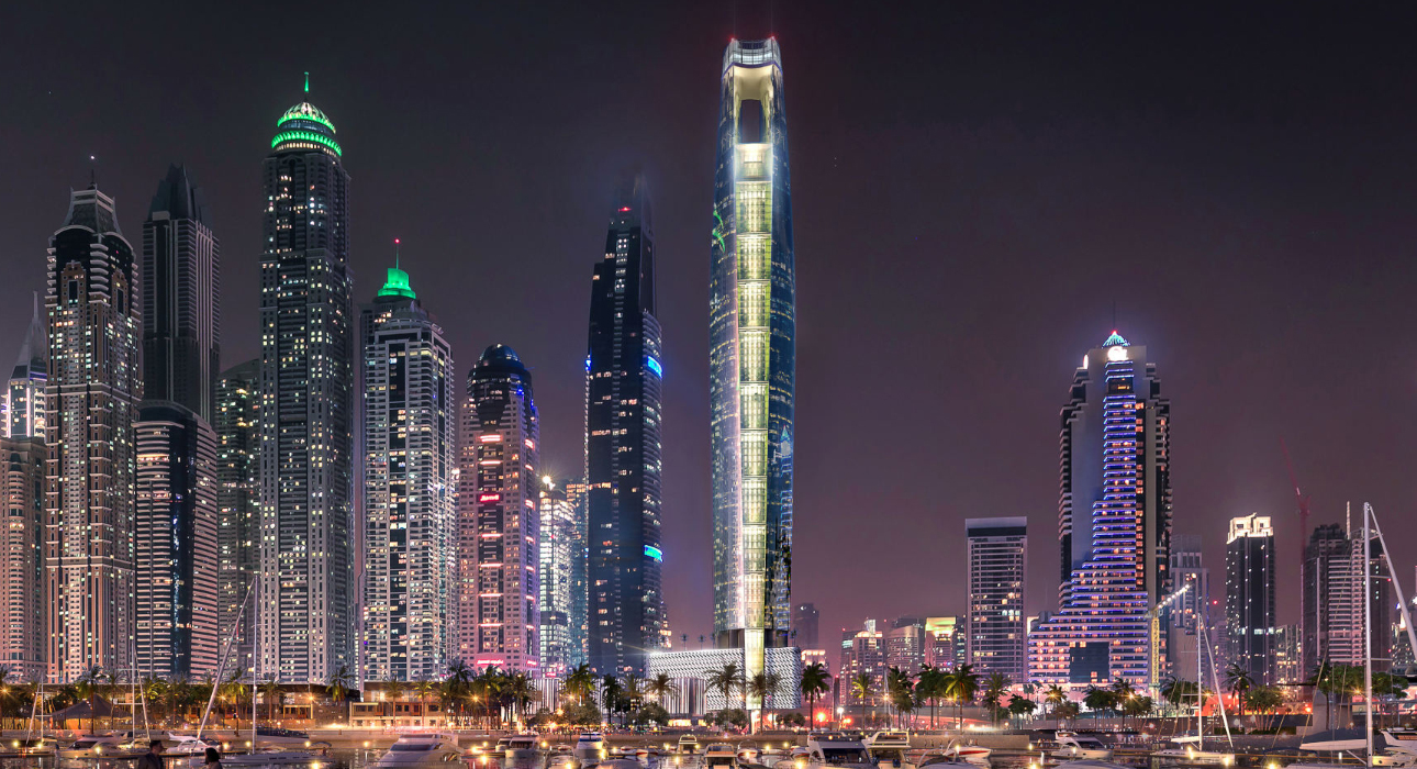 В Дубае планируют построить самый высокий отель в мире — 82-этажный Ciel