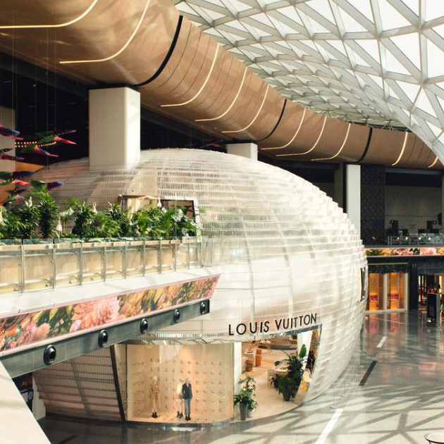 Открытие лаундж-зоны Louis Vuitton в международном аэропорту в Дохе в коллаборации с Янником Аллено