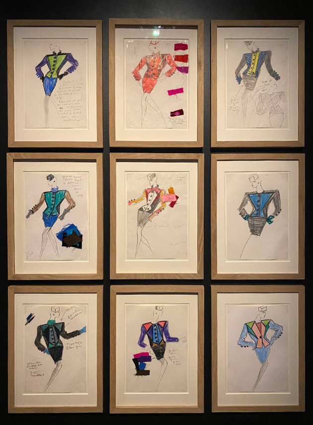 Выставка Yves Saint Laurent — Shapes & Forms в музее модного дома в Париже