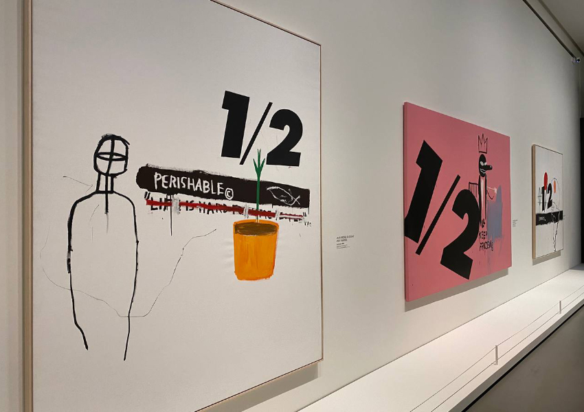 Выставка Basquiat x Warhol. Painting four hands в музее Louis Vuitton Foundation в Париже