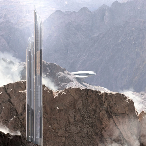 Discovery Tower: Саудовская Аравия показала проект небоскреба в&nbsp;центре строящегося лыжного курорта Trojena